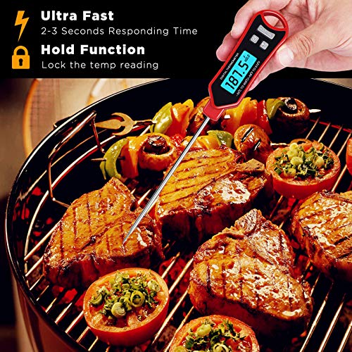Digital Instant Read Meat Thermometer with Highly Accurate Temperature