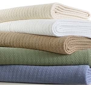 Amazon.com: 100% Egyptian Cotton Blanket (Ivory, Twin ...