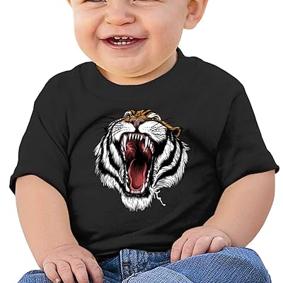 Baby Girl's Short-Sleeve Shirt with Tiger Teeth Nigeria Ubuy