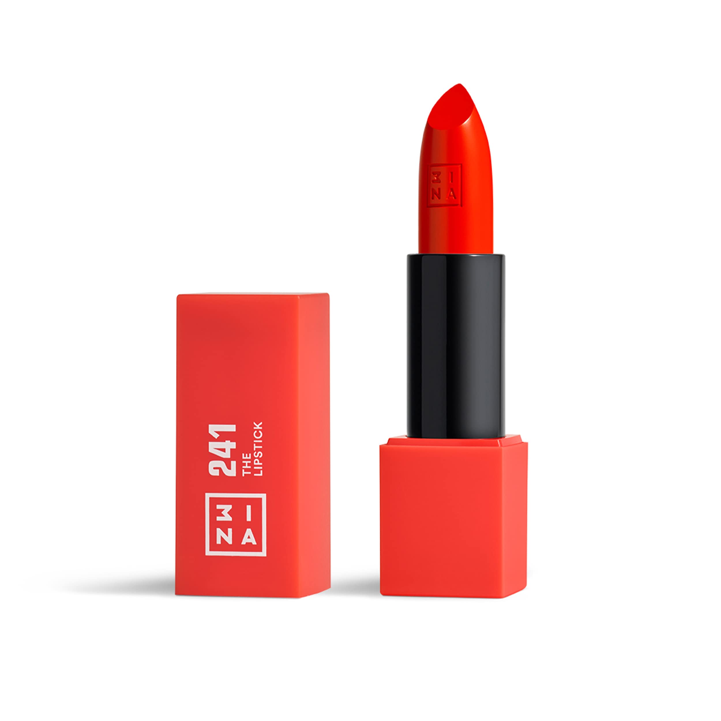 3INA MAKEUP - The Lipstick 241- Intense Red Lipstick with Vitamin E & Shea Butter - Long Lasting Matte Creamy Lip Colour