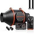 Spider Farmer 4 Inch Smart Inline Duct Fan with GGS Temperature Humidity Controller, WiFi Integrated App Control, 205 CFM Ventilation Exhaust Fan for Heating Cooling Booster, Grow Tents, Hydroponics