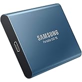 SAMSUNG T5 Portable SSD 500GB - Up to 540MB/s - USB 3.1 External Solid State Drive, Blue (MU-PA500B/AM)