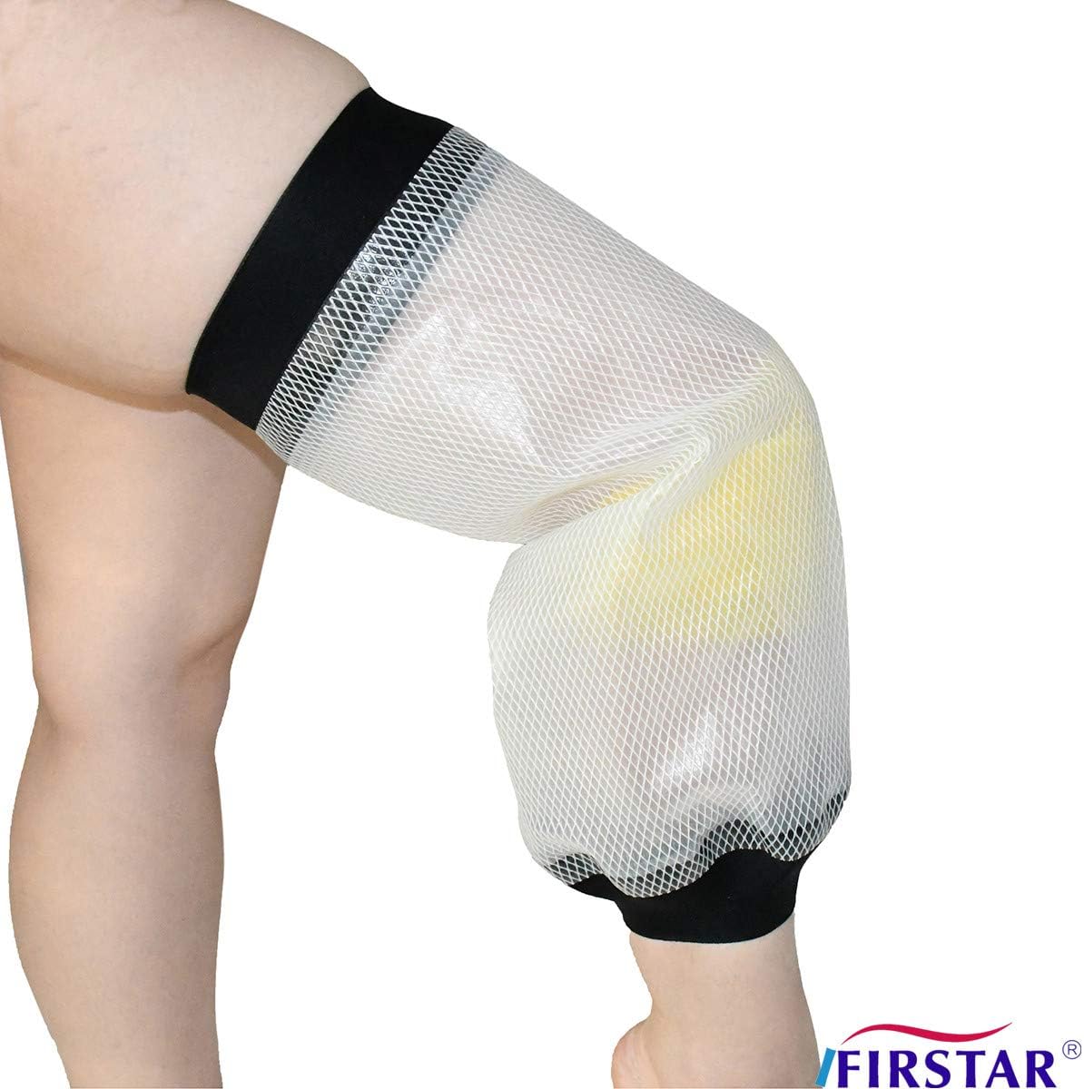 Knee Cast Cover for Shower, Waterproof TPU Shower Bandage and Cast Protector for Knee Replacement Surgery, Wound, Burns Watertight Protection Reusable: Health & Personal Care