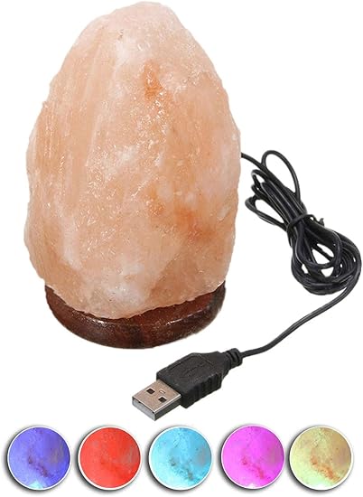 lampara de sal del himalaya usb