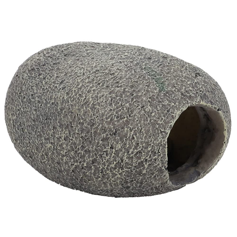 Hobby Aquaristik Marble Cave 2, 9 x 8 x 5 cm, Hatching and Hiding Cave for Aquariums, Aquarium Decoration, Decorative Cave for Dwarf Cichlids, Catfish and Shrimp, Natural Aquarium Accessories