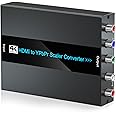 EASYCEL 4K/60Hz HDMI to Component Converter with Scaler Function, Supports 480i/576i Component Out for HDMI Devices to Display on CRT TV