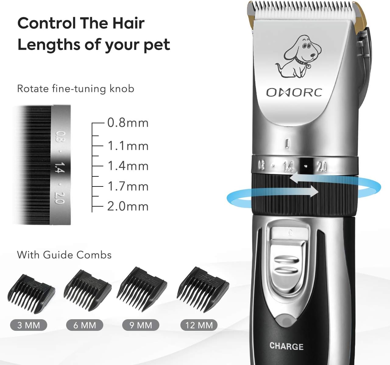 omorc dog clippers uk