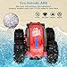 allcaca Auto RC Car 2.4Ghz 4WD Remote Control Car Monster Truck Off-Road Vehicle 1:24 Scale 360 Degree Water and Land RC Stunt Car Buggy Hobbies Toy for Kids & Adults,Red