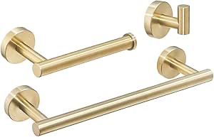 Beelee 3 piezas Juego de accesorios de baño, Acero ...