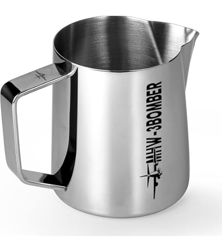 Operitacx Pichet à Lait Multifonction En Acier Inoxydable Avec Poignée