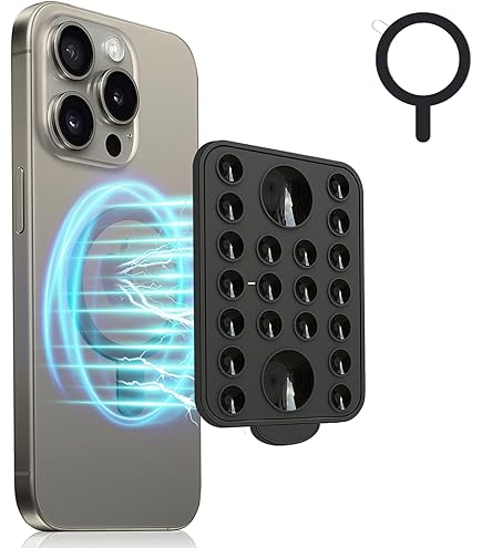 Peutier Ventosa Móvil Soporte Magnético Para Móvil Ventosa De