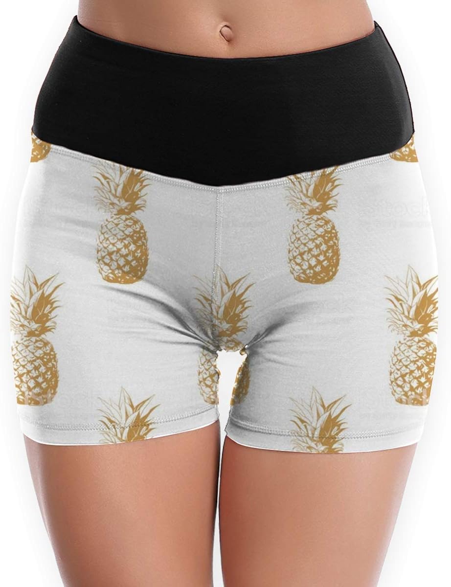 pineapple yoga shorts