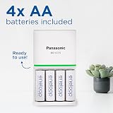 Eneloop SmartPlus Charger 1-4 AA/AAA Ni-MH with 4x 2000mAh UK plug view 2