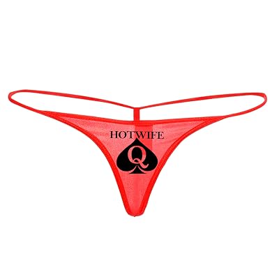 QOS Red Hotwife - Queen of Spades Logo G-String Thong Tanga