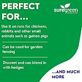 Suregreen Green PVC Coated Chicken Wire Mesh Roll 600mm x 10m 50mm Holes view 8