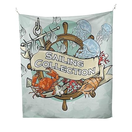 Amazon Com Qinyan Home Art Hippie Tapestry 51w X 60l Inch