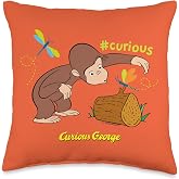 Curious George Spring Exploration Throw Pillow