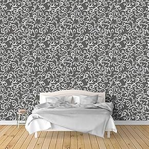 Wall Murals for Bedroom Beautiful Chinese Traditional Pattern Removable Wallpaper Peel and Stick Wall Stickers - 66x96 inches
