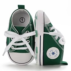 KKIIDDSS Unisex Baby Girls Boys Canvas High-top
