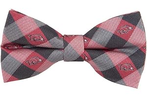 Eagles Wings Arkansas Checked Logo Bow Tie - College Team Razorbacks Logo Bowties