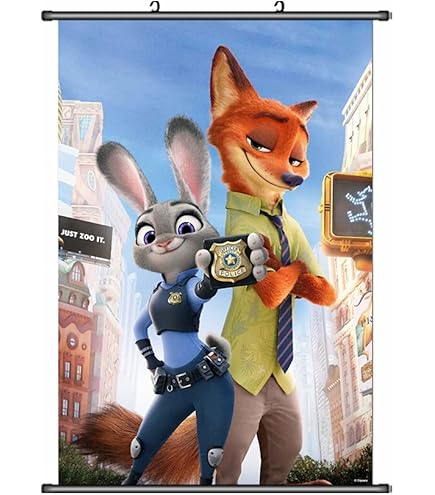 Amazon.com: Disney Zootopia 2 (2025) - Nick & Judy Wall Poster