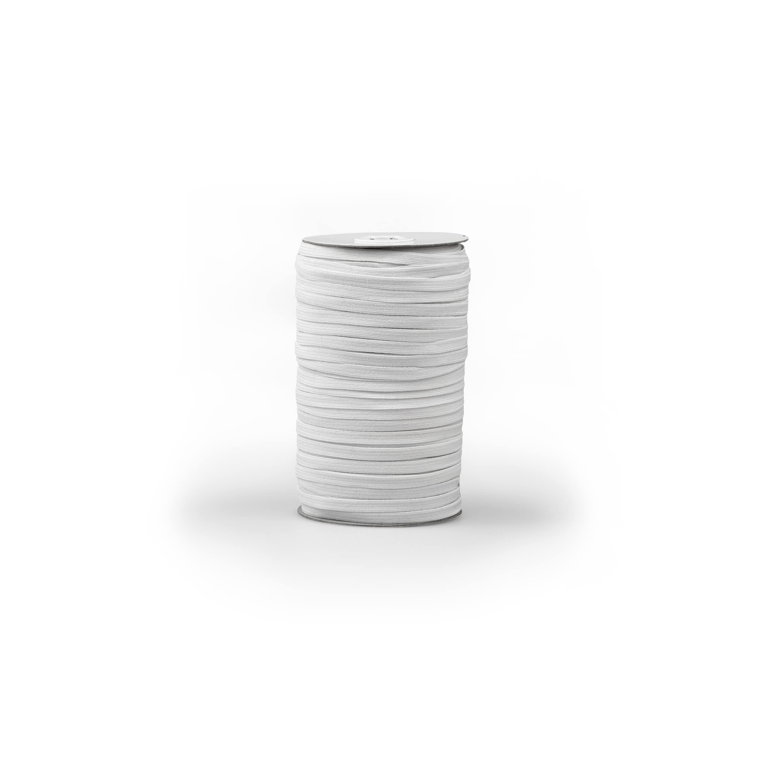 Prym Elastic Tape, White, 6.5mm