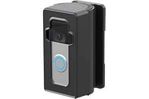 AOZTSUN Anti-Theft Adjustable (30 to 140 Degree) Video Doorbell door mount Corner Mount Compatible with Video Doorbell 12/3/4,Video Doorbell Adjustable Mounting Bracket for apartment, rental, dorms