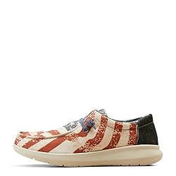 ARIAT Men's Hilo, Charcoal/American Flag Print, 13