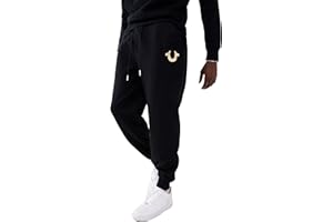True Religion Men's Metallic Horseshoe Jogger