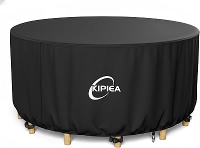 Kipiea Extra Large Garden Furniture Covers 300x300x71cm Waterproof 420D
