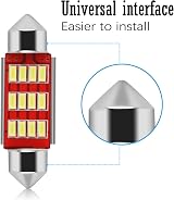 BROTOU 39mm Festoon LED Car Bulb 6pcs Xenon White 12 SMD 4014 180LM Interior view 3