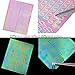 PrettyDiva Mermaid Nail Decals, 24 Sheets Holographic Laser Nail Art Sticker Decals Self-adhesive