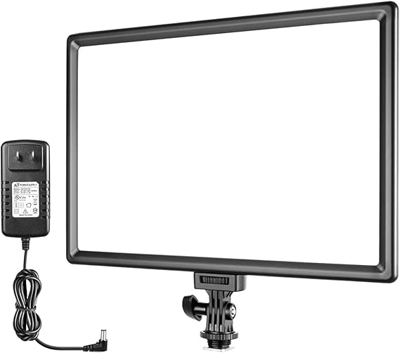 Neewer UltraThin 192 LED Video Light Panel with LCD Display, Builtin