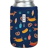 Sok It CanSok Sleeve for Beer & Soda Insulated Neoprene Cover (Hot Dawgs, 12oz Can Sleeve)