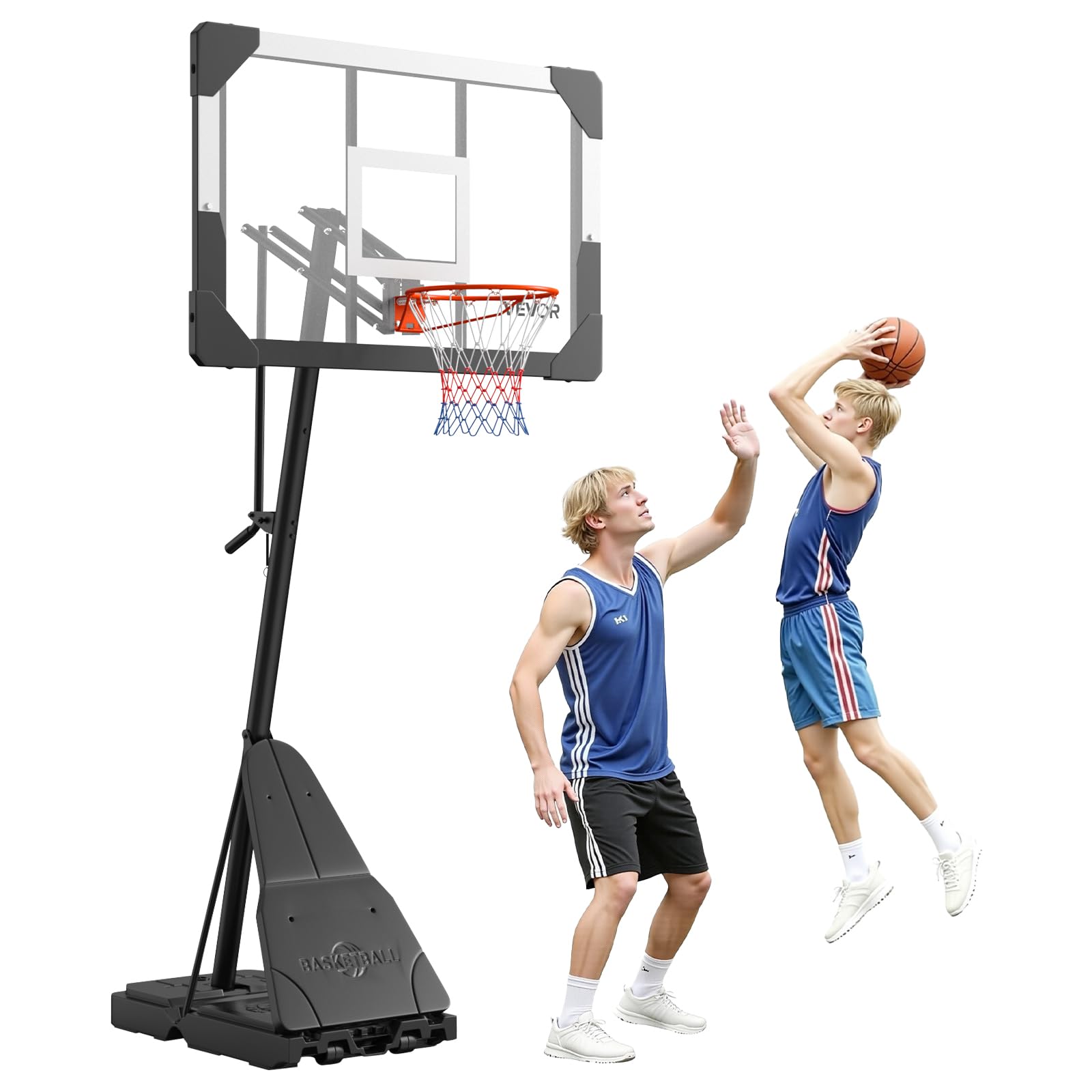 Photo 1 of **SIMILAR ITEM - See clerk notes**
VEVOR Basketball Hoop, Basketballs Hoop Outdoor, for Kids, Adults, Basketball Court, Schools, Parks, Indoor & Outdoor