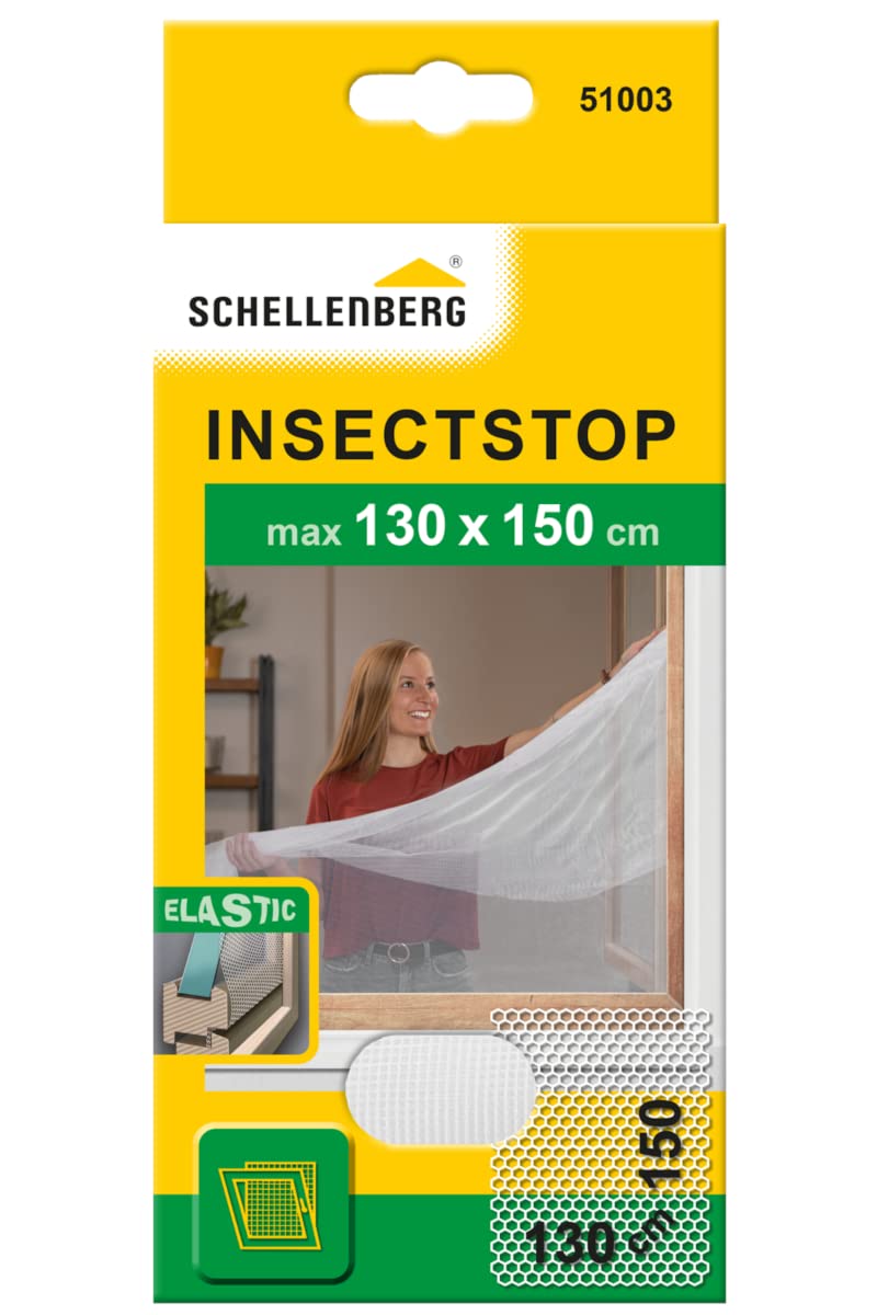 Schellenberg 51003 130 x 150 cm Elastic Insect Screen - White — image 1