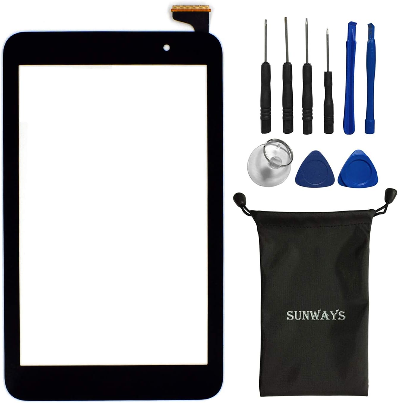 Amazon Com Sunways Touch Digitizer Glass Lens Screen Replacement For Asus Memo Pad 7 Me176 Me176c Me176cx K013 With Device Opening Tools Black