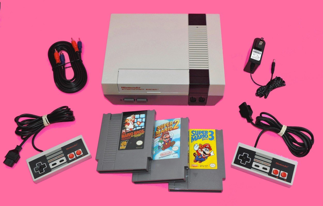 Nintendo NES Game System with Super Mario Bros. 1, 2 & 3 - Image 3