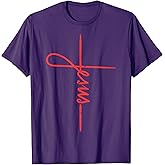 Jesus Cross God Faith Religious Christian Men Women Kids T-Shirt
