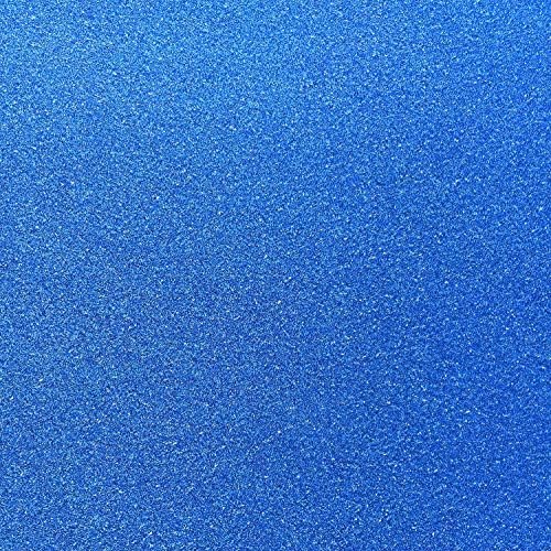 TooMeeCrafts 11-Inch by 8-Inch Glitter Cardstock, Bright Blue Color,Pack of 10