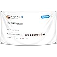 WHGJ Kanye Flag I Be Taking Naps 3x5 ft Tweet Quote Rapper Tapestry, Heavy Duty 200D Durable Polyester, Funny Poster Flags for Bedroom College Dorm Guys, Fade Resistant Banner Décor
