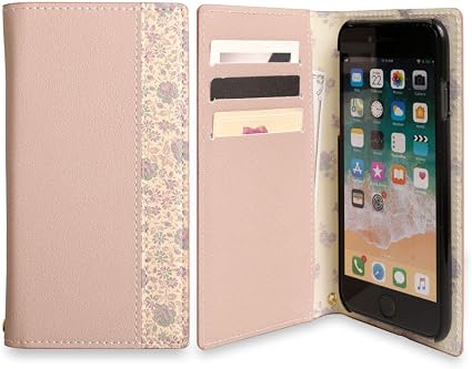 Amazon Co Jp Aquos Zero5g Basic ケース Dx Shg02 手帳型 かわいい 花柄 バイカラー スタンド機能 マグネットなし カバー ピンク 携帯ケース 家電 カメラ