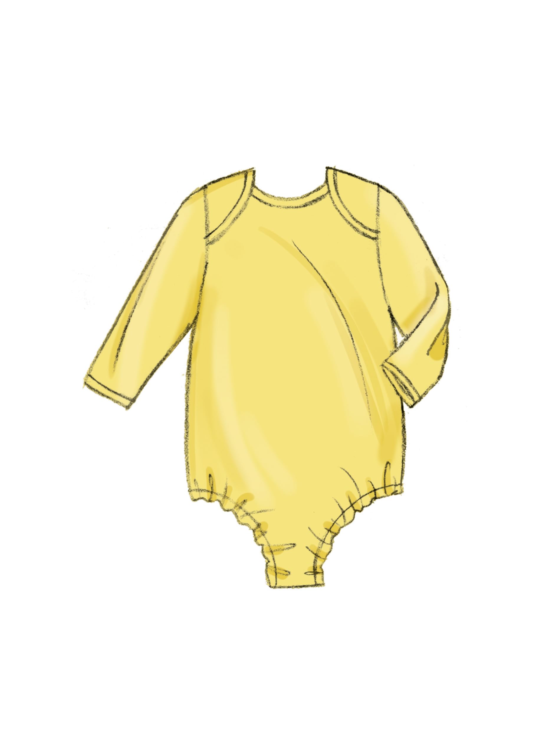 Butterick Infants' Jacket, Tops, Dress, Rompers, Diaper Cover and Hat Sewing Pattern Kit, Design Code B6970, Sizes XXS-XS-S-M-L, Multicolor