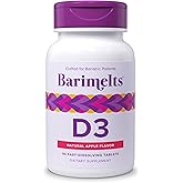 BariMelts Vitamin D3 5000 IU, 90 Fast-Dissolving Tablets (3-Month Supply), Bariatric Vitamins for Women, Natural Apple Flavor​