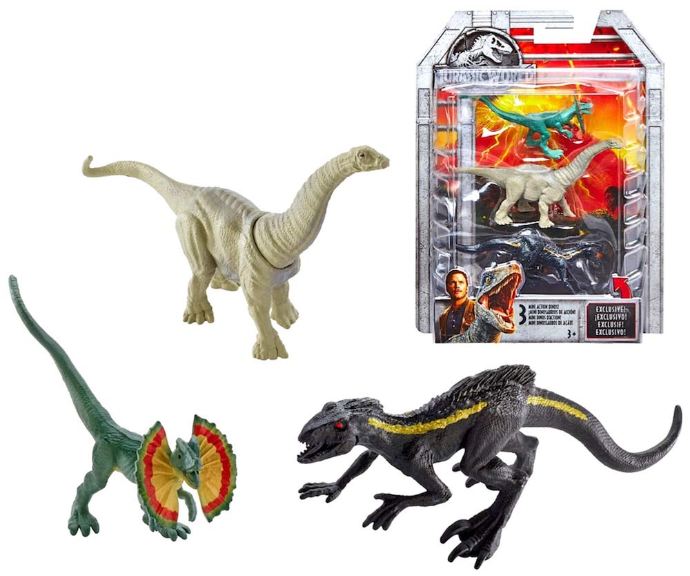 jurassic world mini dino 3 pack