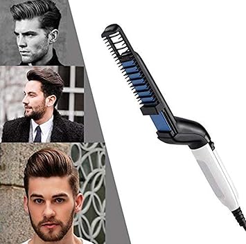 Amazon Co Jp 男性ストレートヘアひげ多機能ストレートヘアひげと髪の男高速ひげストレートヘアコームフラットサイドストレートヘアカーラーギフト用父 スポーツ アウトドア