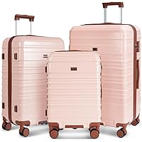Amazon.com | Merax 3 Piece ABS Hardshell Luggage Sets Spinner