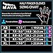 Mava Sports Workout Gloves with Wrist Support & Silicone Padding for Men and Women