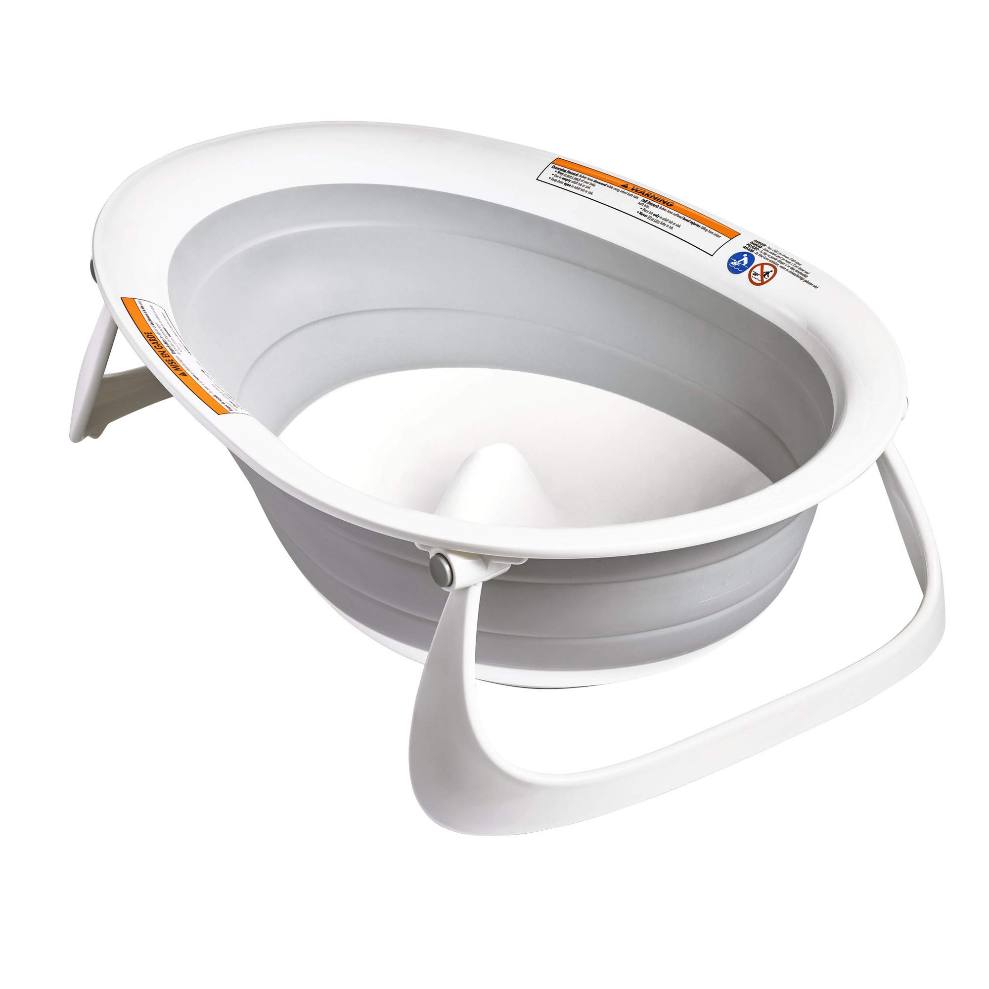 Boon B11199 Naked 2-Position Collapsible Bathtub-Grey