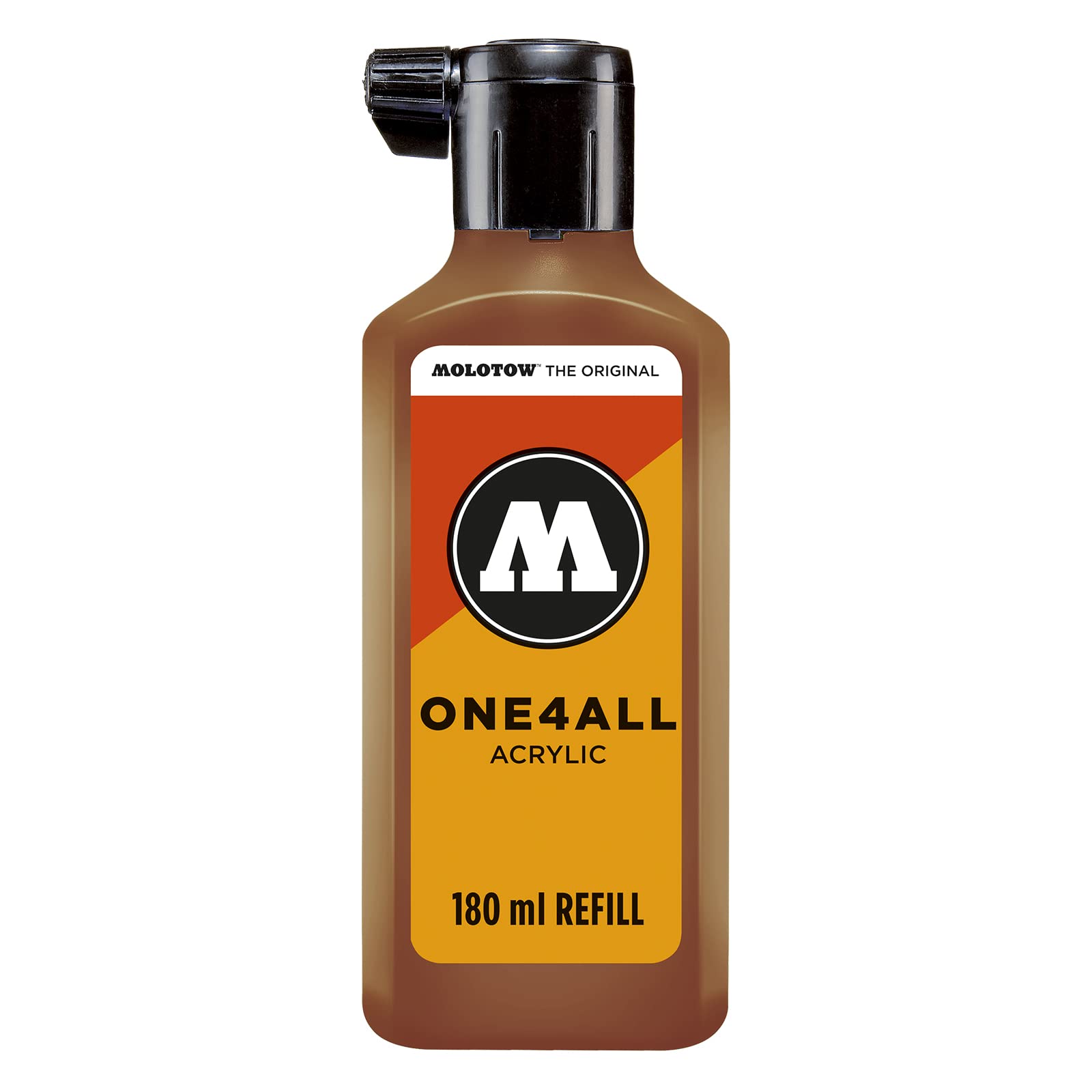 Molotow ONE4ALL Refill Acrylic, Colour 092 Hazelnut Brown, 180 ml, Refill Ink for Permanent Markers